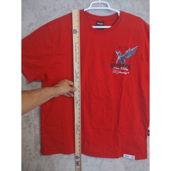 Hoodrich Pegasus From Nothing To Something T-shirt XXL Red Product Of The Street - Picture 6 of 10